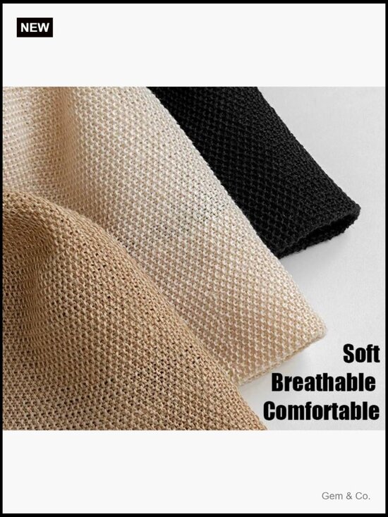 Lightweight Packable Sun Hat Foldable Woven Bucket Hat Beach Hat Floppy Knitted main image 4